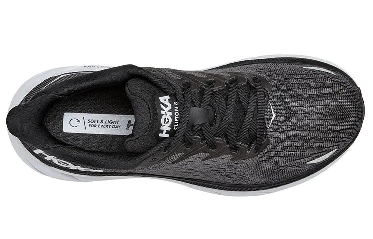 (WMNS) HOKA ONE ONE Clifton 8 'Black White' 1119394-BWHT
