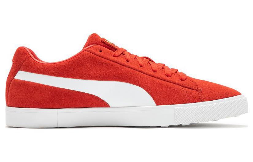 PUMA Fusion Suede For All Time LE Golf Shoes 'Red White' 379823-01