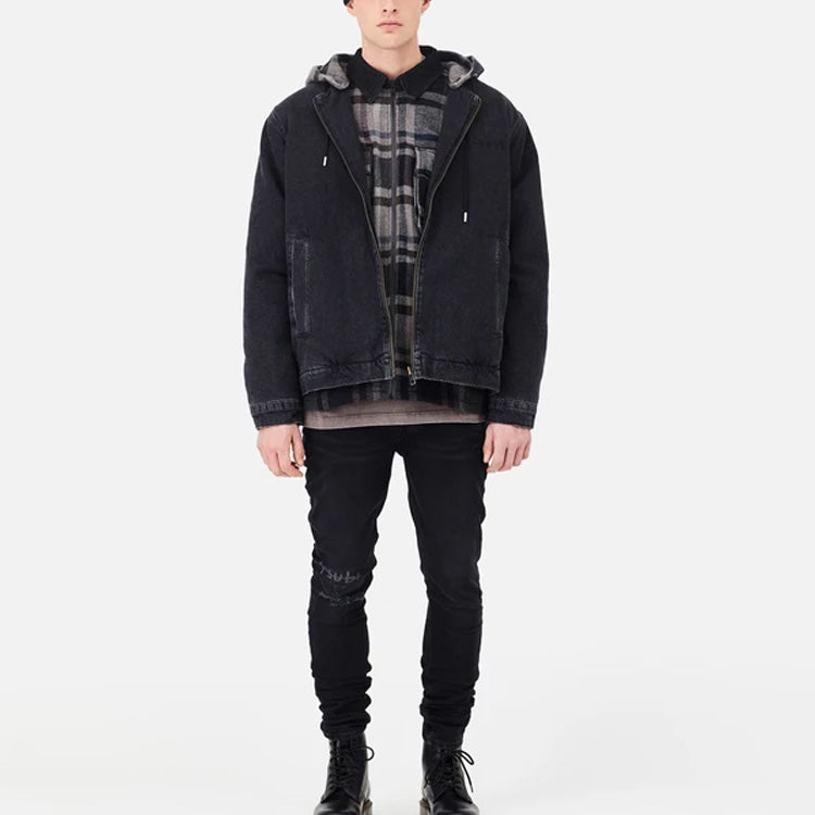 KITH X KSUBI APOLLO Jacket Unisex Washed Black KS5000004960