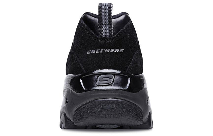 (WMNS) Skechers D'LITES 1.0 Low-Top Running Shoes Black 11929-BBK