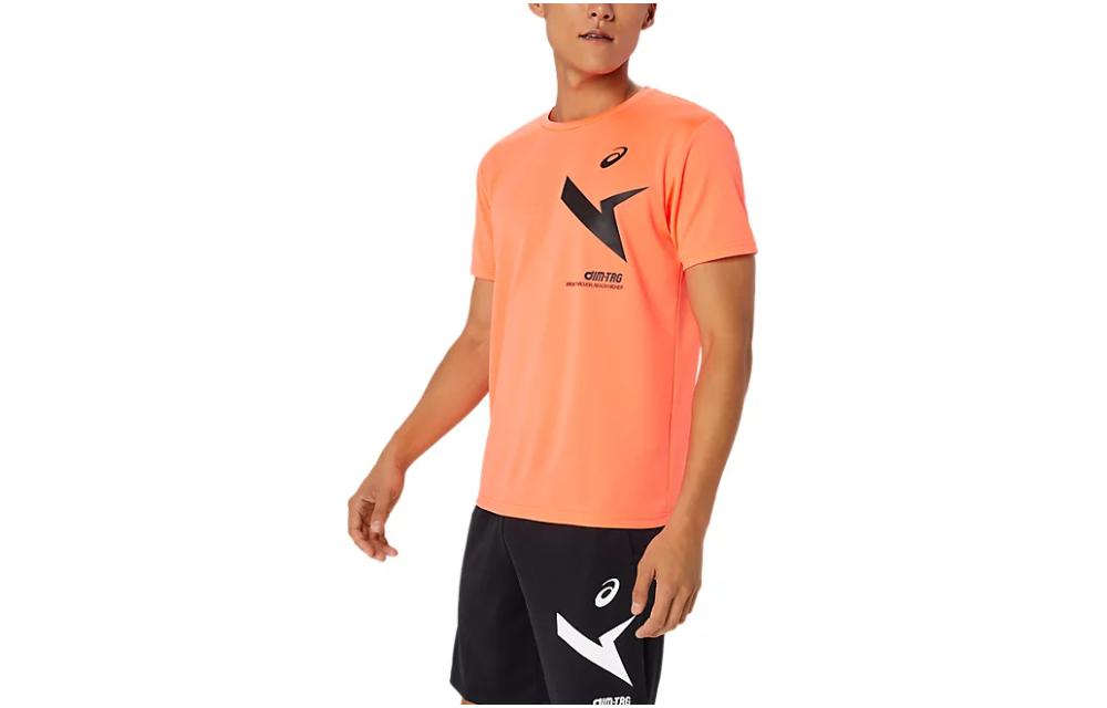 Asics A-I-M Dry Short Sleeve T-Shirt 'Flash Coral' 2031E555-700