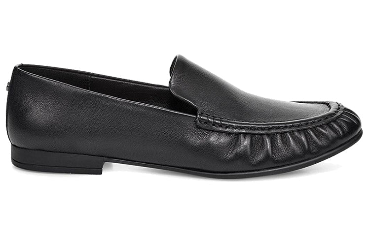 (WMNS) UGG Vivian Leather Loafer 'Black' 1104714-BLK