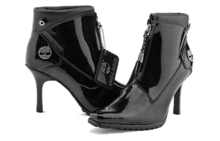 (WMNS) Timberland x Veneda Carter Zip Boots 'Black Patent Leather' A69TBW
