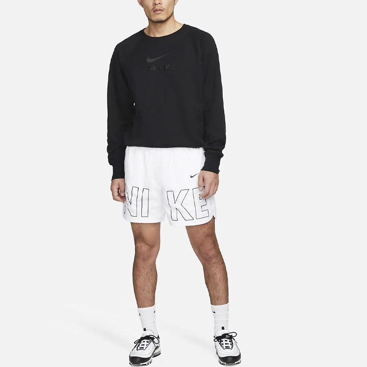 Nike Sportswear Air French Terry Crew Sweatshirt 'Black' DV9830-010