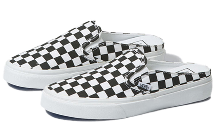 Vans Classic Slip-on Plaid Unisex White/Black VN0A4P3U5GU