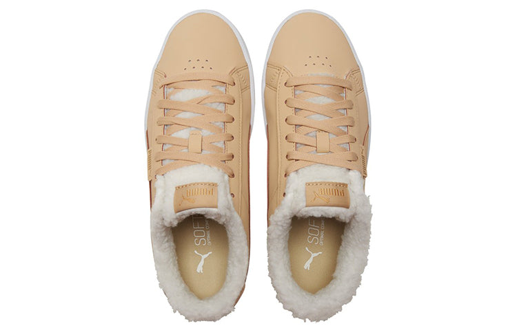 (WMNS) PUMA Jada Teddy Ws Fleece Lined Skateboarding Shoes Khaki 382703-02