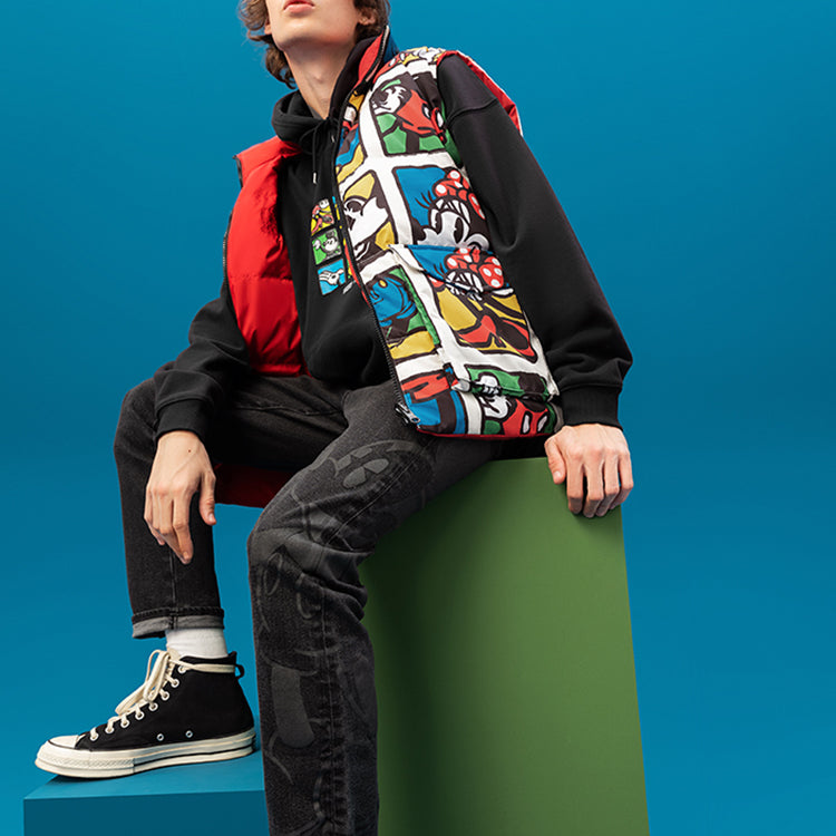 Levis x Disney Crossover Mickey Cartoon Unisex Black A0611-0000