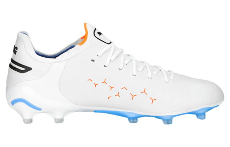 (WMNS) PUMA King Ultimate FG AG 'White Blue' 107262-01