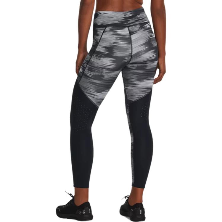 (WMNS) Under Armour Fly Fast 3.0 Glitch Tights Leggings 'Mod Grey' 1379339-011