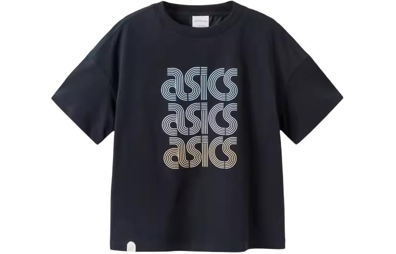 (GS) ASICS Wordmark Logo T-Shirt 'Beige' 332241173021