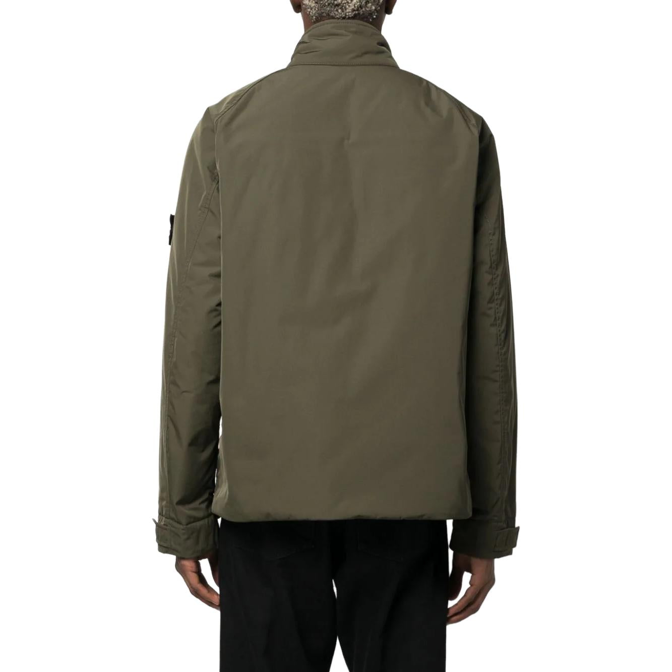 STONE ISLAND Compass Patch Zip-Up Windbreaker 'Green' 791541926-V0058