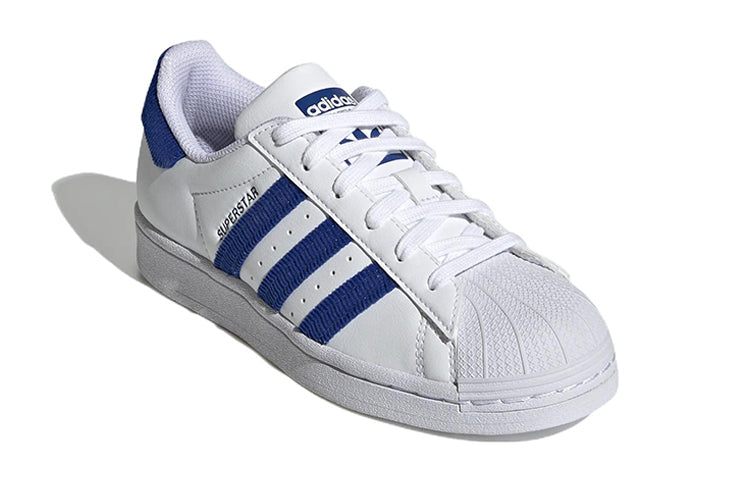 (GS) adidas Superstar 'White Royal Blue' GV7951