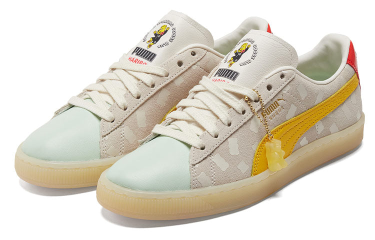(WMNS) Haribo x PUMA Suede Casual Shoes Grey/Yellow/Red 383416-01
