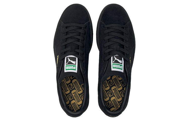 PUMA Suede Classic Xxi Minimalistic Cozy Retro Casual Skateboarding Shoes Unisex Black 385378-12