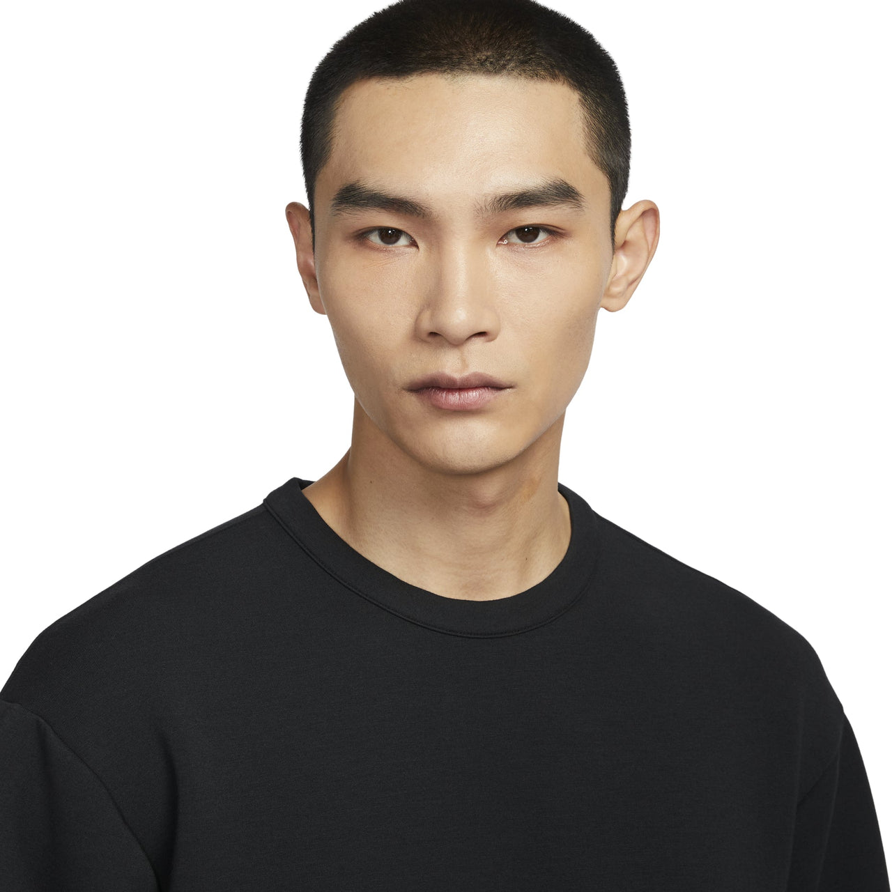 Nike 24.7 Impossiblysoft Dri-FIT Crew Asia Sizing 'Black' HQ6965-010