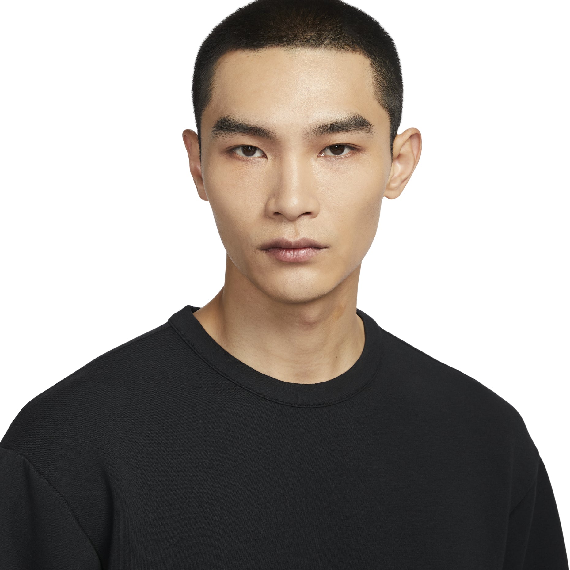 Nike 24.7 Impossiblysoft Dri-FIT Crew Asia Sizing 'Black' HQ6965-010