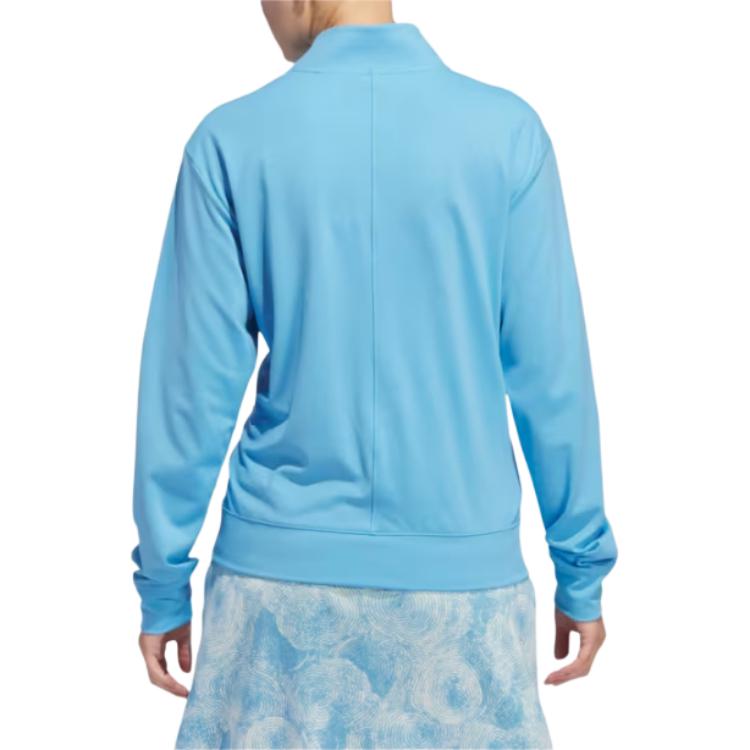 (WMNS) adidas Ultimate365 Half-Zip Layering Top Asia Sizing 'Light Blue' IP4269