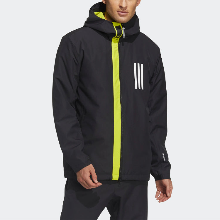 Men's adidas Zipper Hooded Jacket Black GL8693