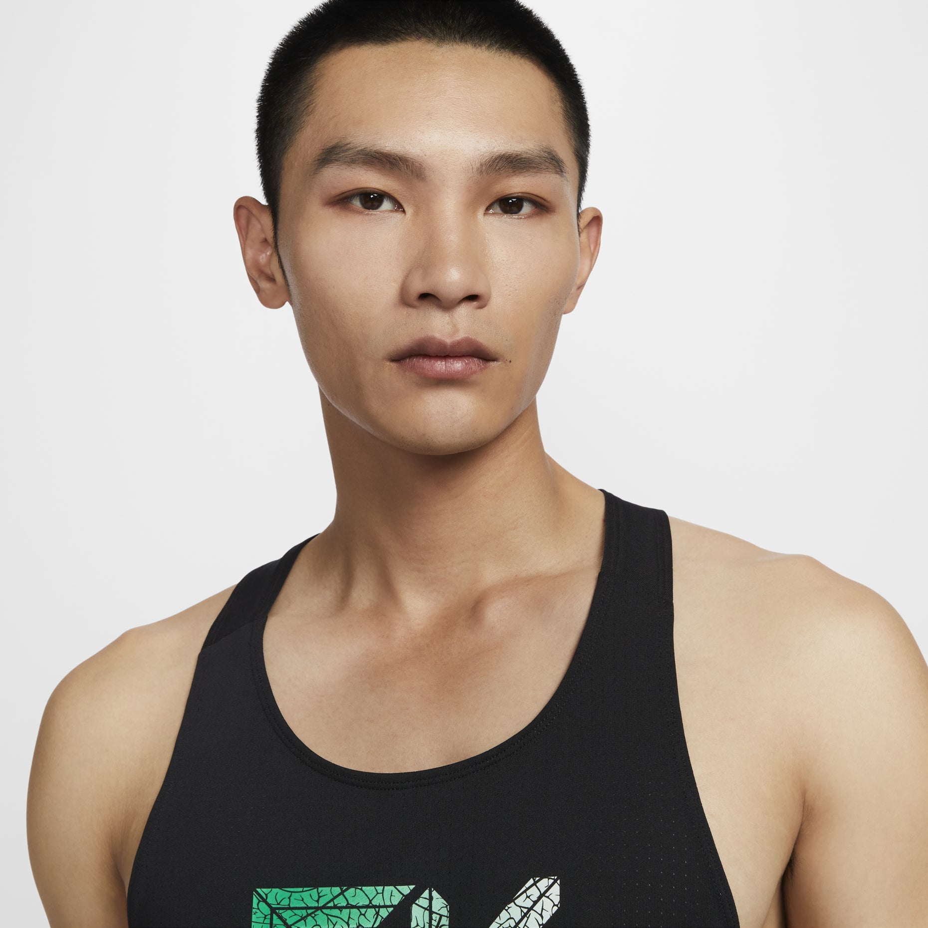 Nike Fast Dri-FIT Running Singlet Asia Sizing 'Kipchoge-Black' FV9611-010