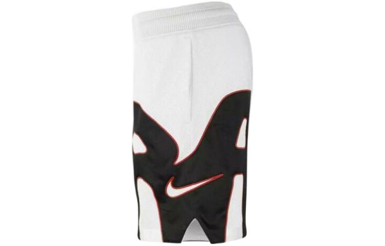 Men's Nike Alphabet Logo Printing Drawstring Casual Shorts White BV7737-100