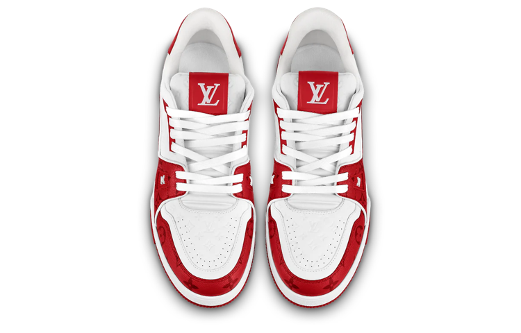 LOUIS VUITTON LV Trainers 'White Red' 1AANFH