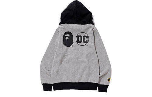 BAPE x DC Batman Full Zip Grey DC Crossover Unisex Gray 1F23-115-915