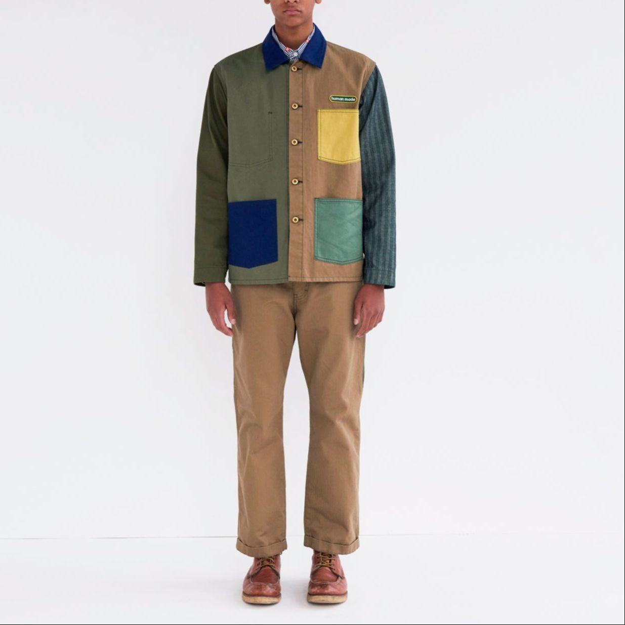 HUMAN MADE Crazy Coverall Jacket 'Olive Drab' HM27JK011