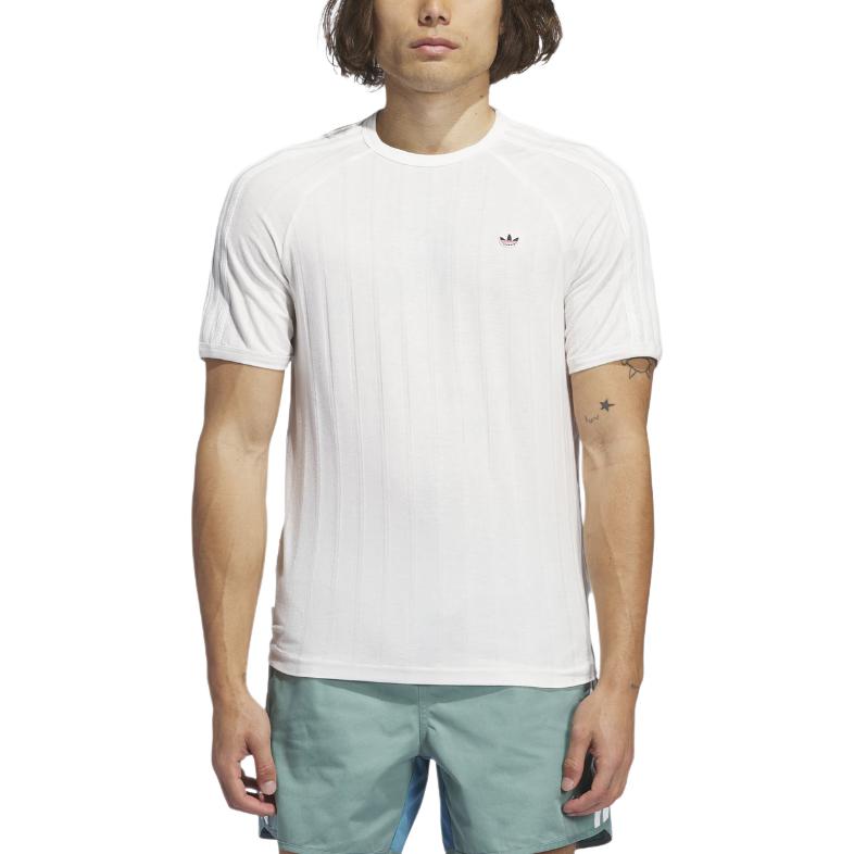 adidas x CLOT Rib T-shirt Asia Sizing 'White' JC8170