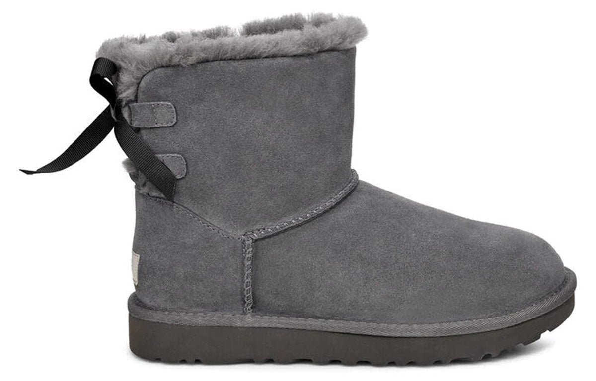 (WMNS) UGG Mini Continuity Bow 'Grey' 1110705-CHRC