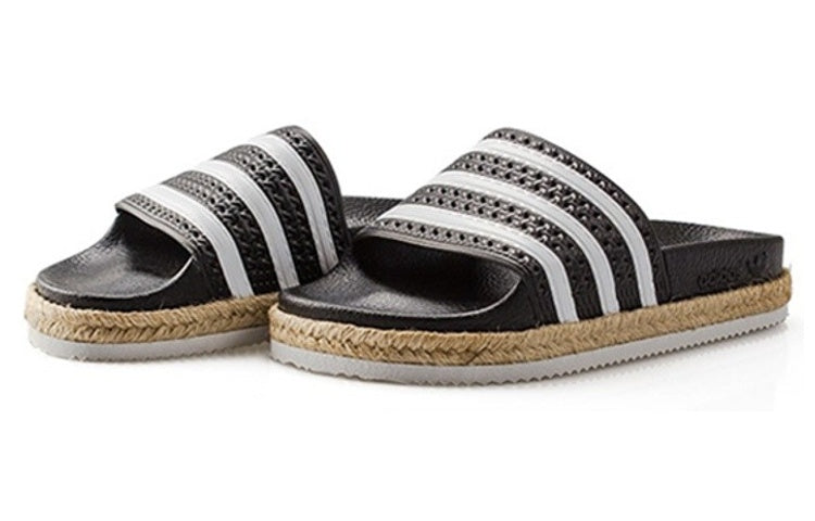 (WMNS) adidas Adilette Bold 'Black' CQ3093
