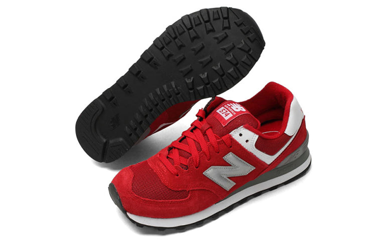 (WMNS) New Balance 574 Series Sneakers Red/Grey WL574SRG