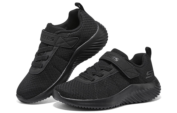 (GS) Skechers Lil Bobs Sport Squad Charm League Trainers 'Core Black' 403744L-BBK