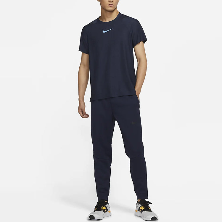 Men's Nike Logo Sports Minimalistic Long Pants/Trousers Navy Blue DD2123-451