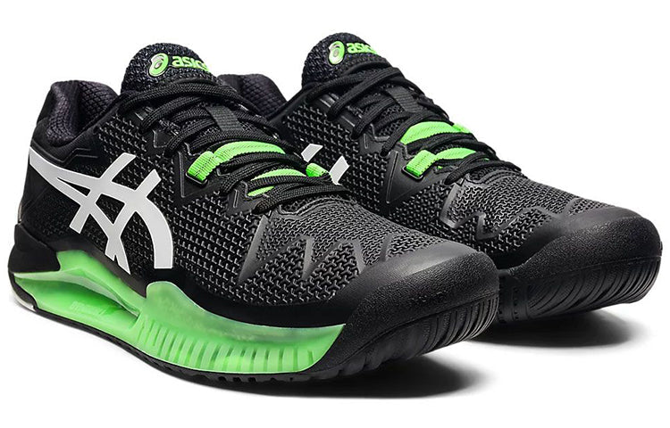 ASICS Gel-Resolution 8 'Black Green Gecko' 1041A076-003