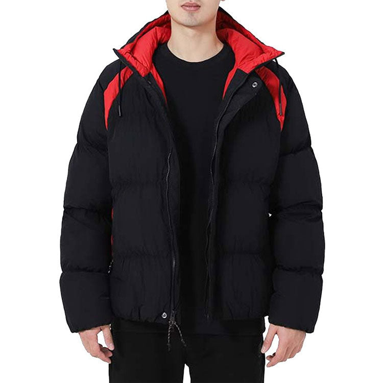Air Jordan Contrasting Colors Printing Stay Warm hooded Jacket Black DA9807-010