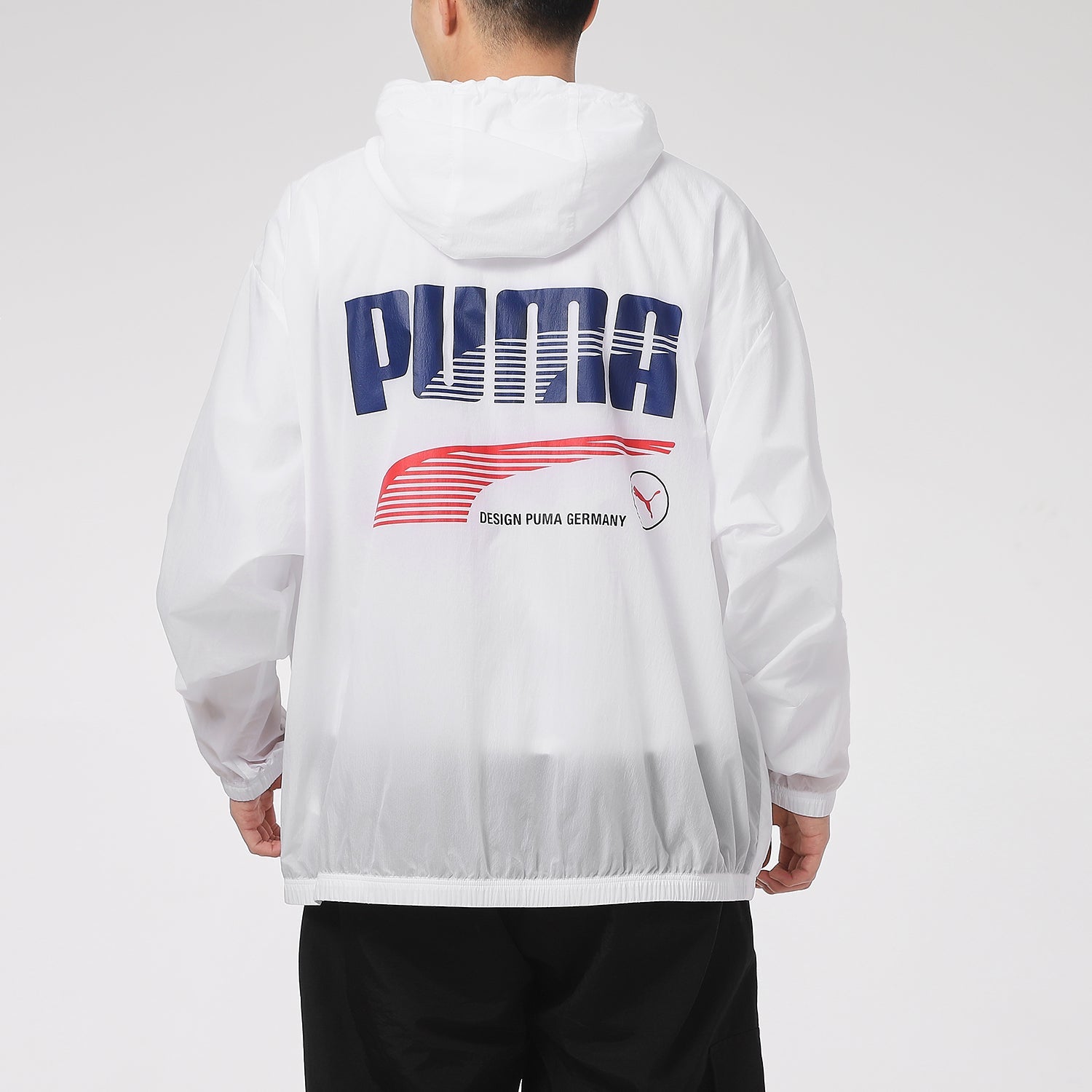 PUMA Decor 8 Lightweight Woven Jacket 'White Blue Red' 531487-02