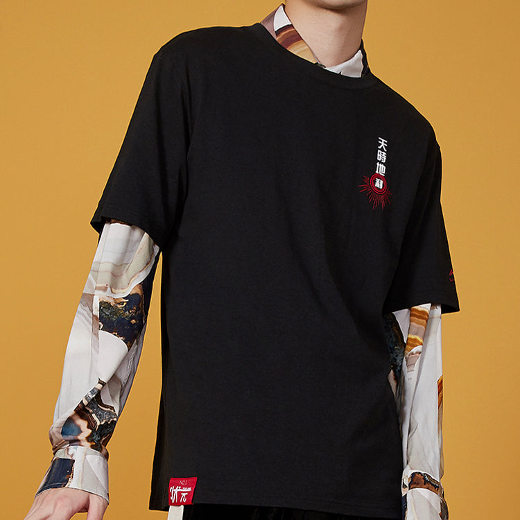 Li-Ning Sports Short Sleeve Black AHSQ177-2