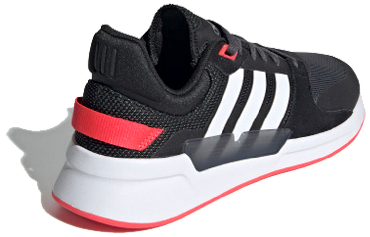 (WMNS) adidas neo RUN90S Sports Casual Shoes 'Black White Red' EG8658