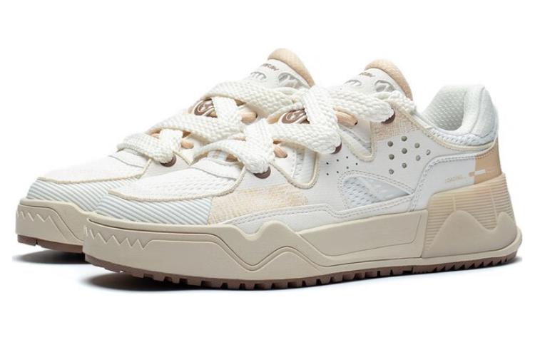 (WMNS) Li-Ning CF Flash Star 2.0 'White Light Brown' AGLT088-2