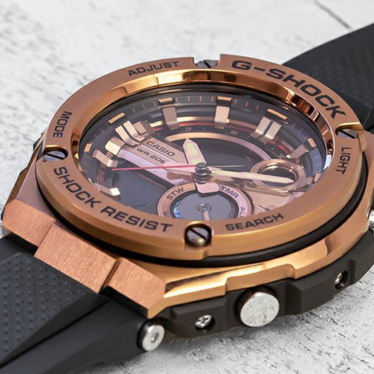 CASIO G-Shock G-Steel 'Black Gold' GST-210B-4A