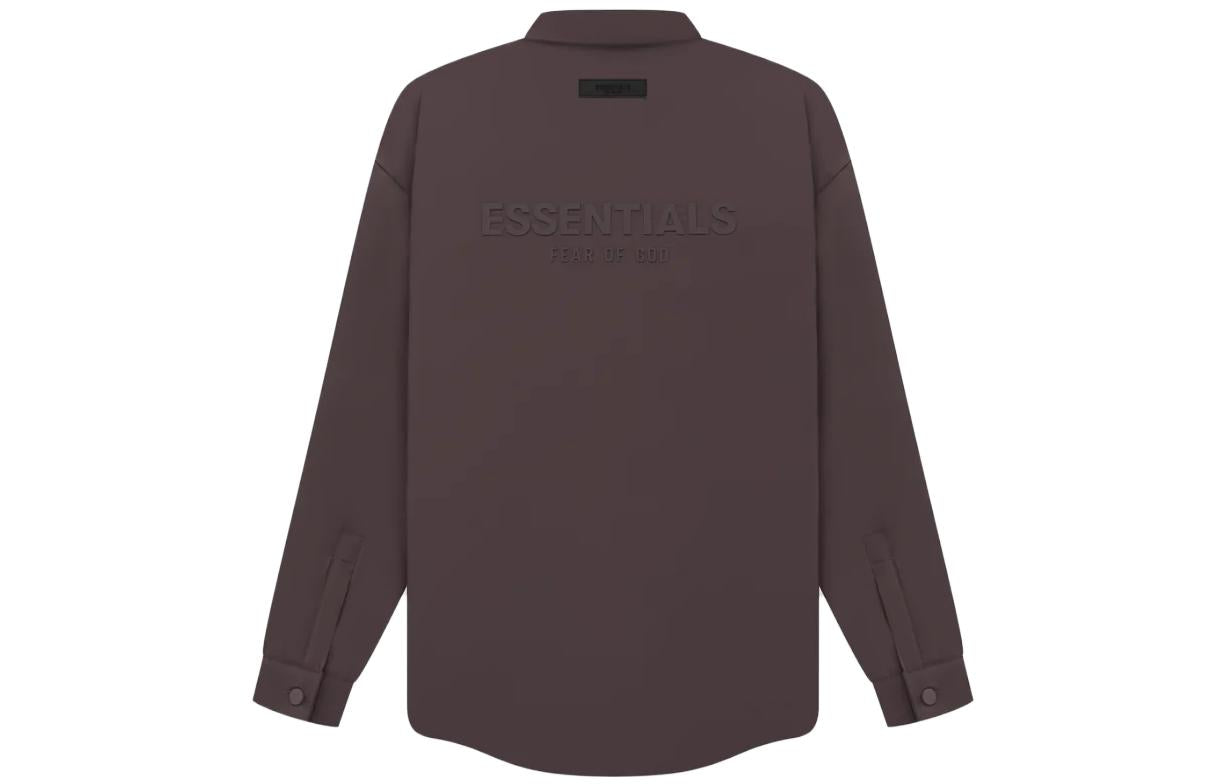 Fear of God Essentials SS23 Filled Nylon Jacket 'Plum' FOG-SS23-072