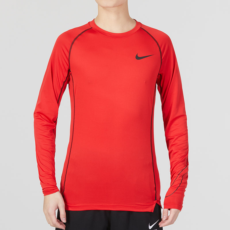 Nike Pro Dri-FIT Tight-Fit Long-Sleeve T-Shirt 'Red' DD1991-657