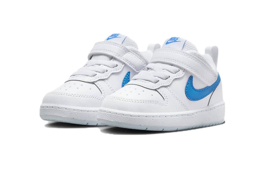 (TD) Nike Court Borough Low 2 'White Photo Blue' BQ5453-123