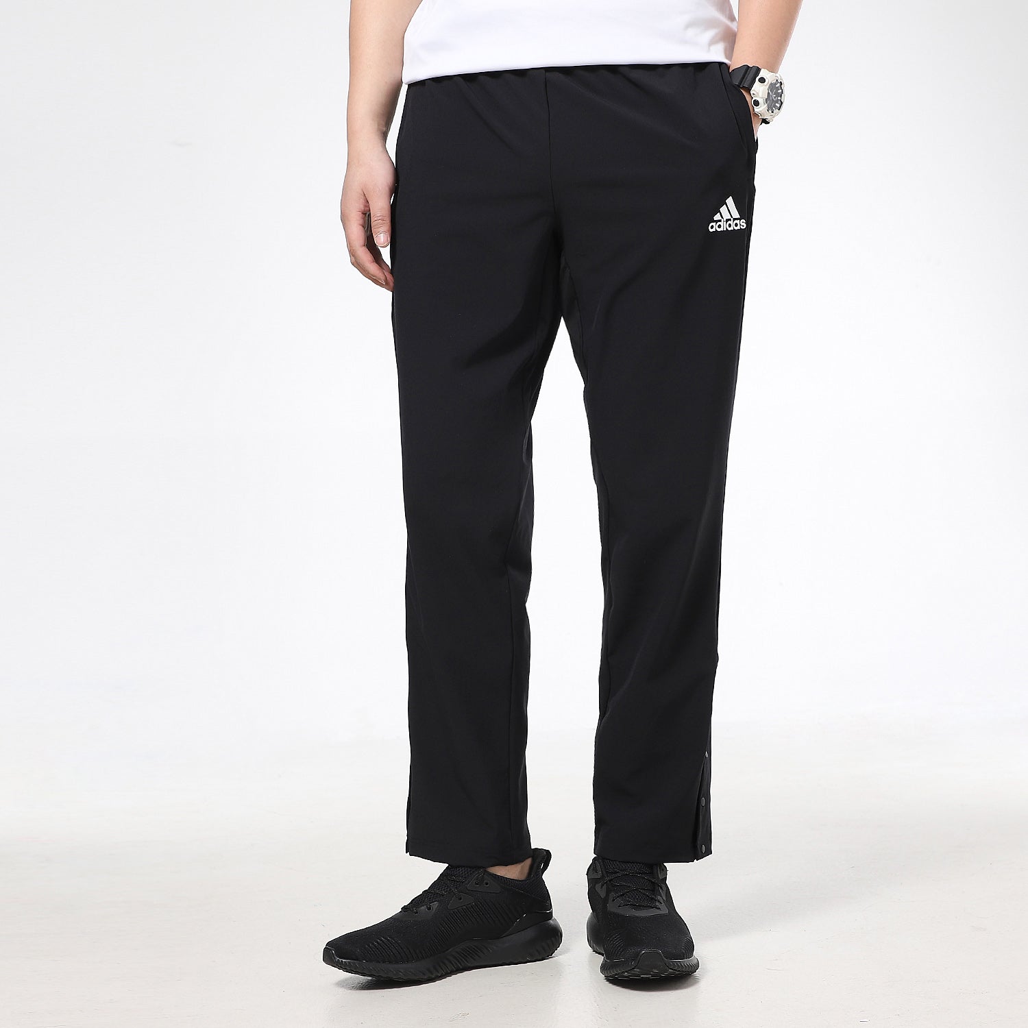 adidas Casual Sports Running Woven Long Pants Black GL2368