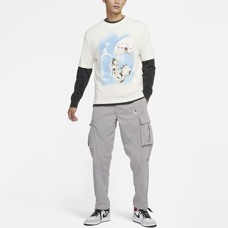 Men's Air Jordan Utility Big Pocket Cargo Casual Long Pants/Trousers Autumn Gray DH9071-016