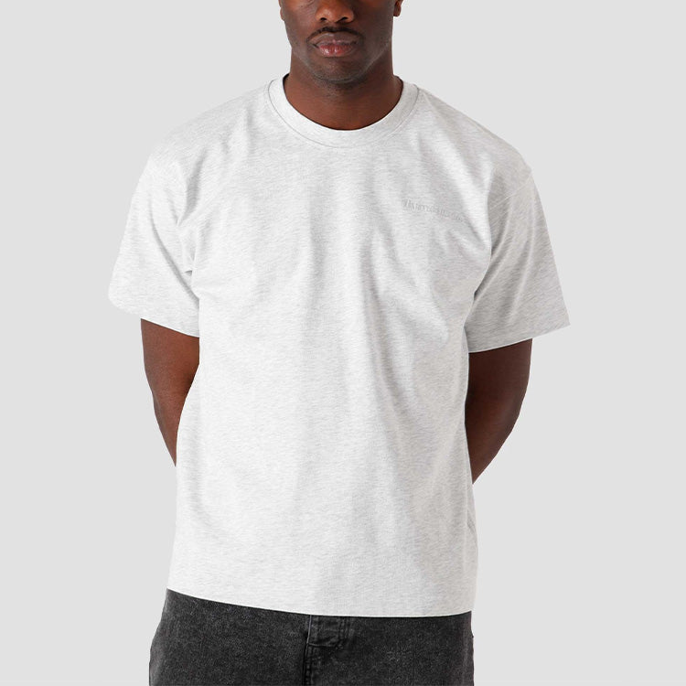 adidas x Pharrell Humanrace Small Logo T-Shirt 'Light Grey' HB8818