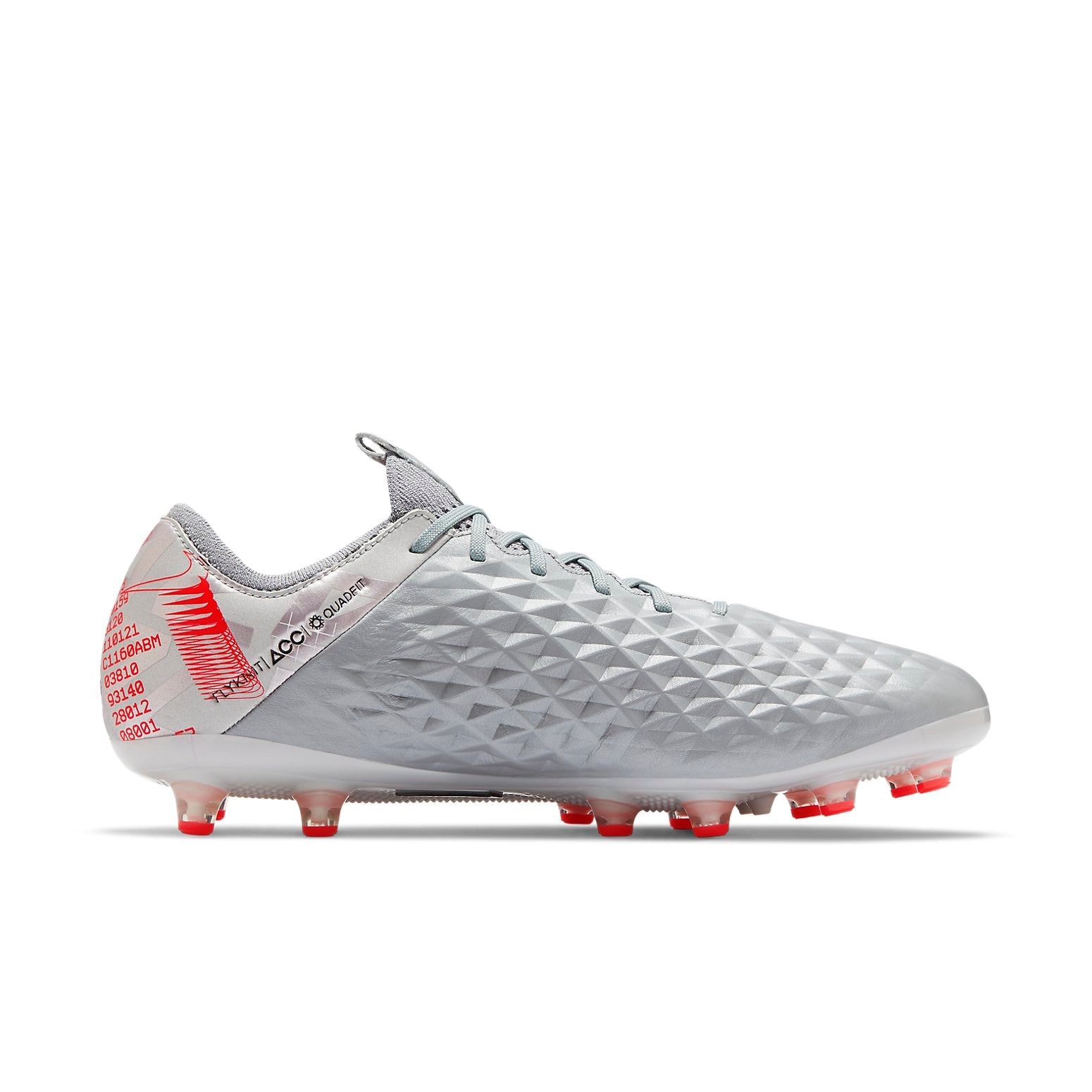 Nike Tiempo Legend 8 Elite AG Pro 'Metallic Grey Crimson' CW0599-906