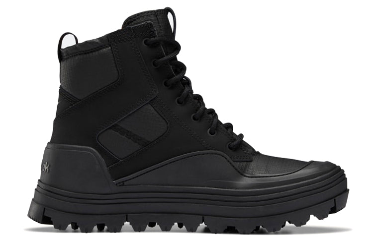 (WMNS) Reebok Club C Cleated Mid 'Triple Black' H69134