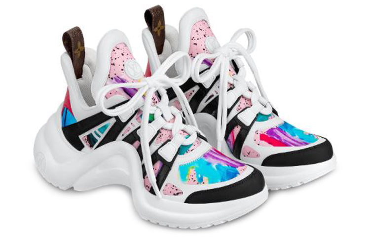 (WMNS) LOUIS VUITTON LV Archlight Sports Shoes White/Pink 1A58BP