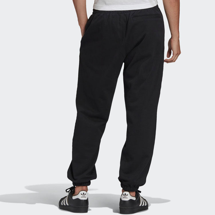 adidas originals Casual Loose Bundle Feet Elastic Waistband Sports Pants Black GN3379